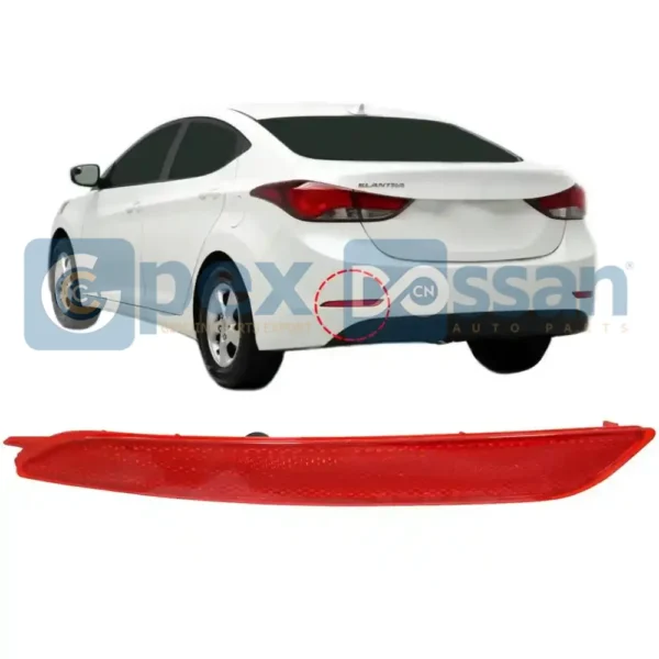 Катафот задний левый, Hyundai Elantra 5 РЕСТ (13-16) CH, NEW DOSSAN, шт -Код запчасти:  924053X200CH