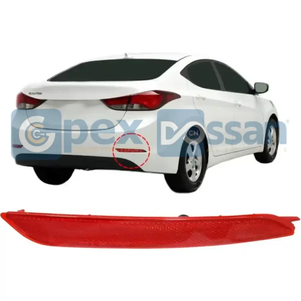 Катафот задний правый, Hyundai Elantra 5 РЕСТ (13-16) CH, NEW копия, шт -Код запчасти:  924063X200CH